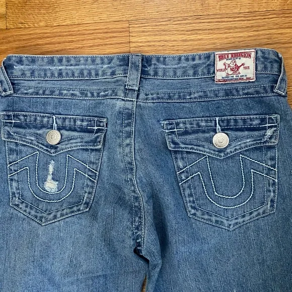 True Religion Woodstock jeans, Size 32, Distressed - Picture 3 of 10